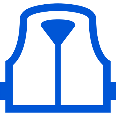 Marine safety devices category icon for rescue and flotation products